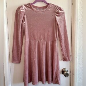 GAP Dusty Pink Long Sleeve Kids Dress